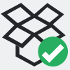 Dropbox systray icon green checkmark.png