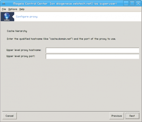 Select a port number