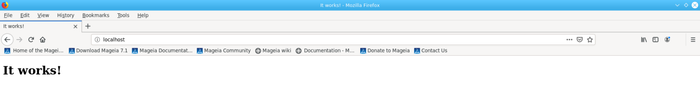 The Apache server in action