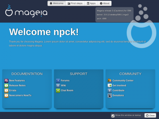 Welcome to Mageia